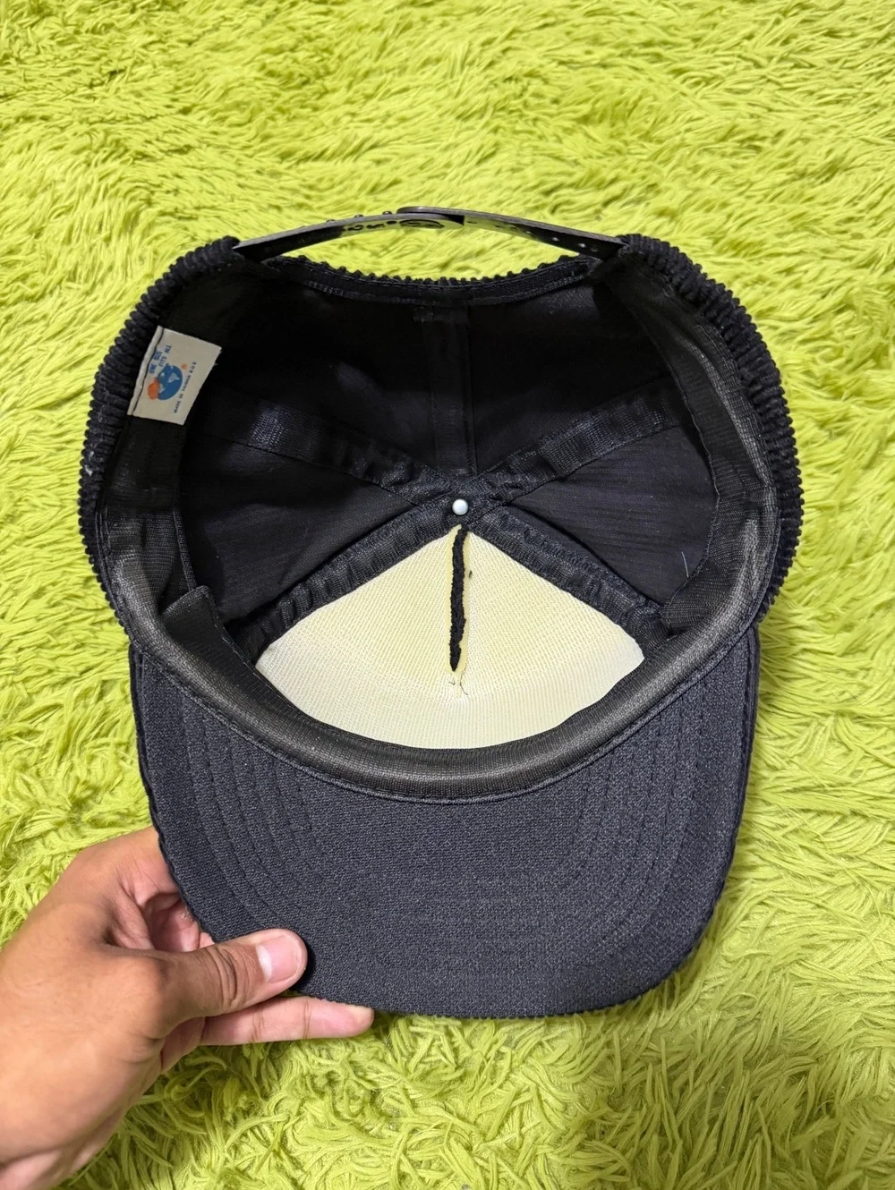 Vintage NHL Los Angeles Kings Corduroy Black SnapBack Hat
